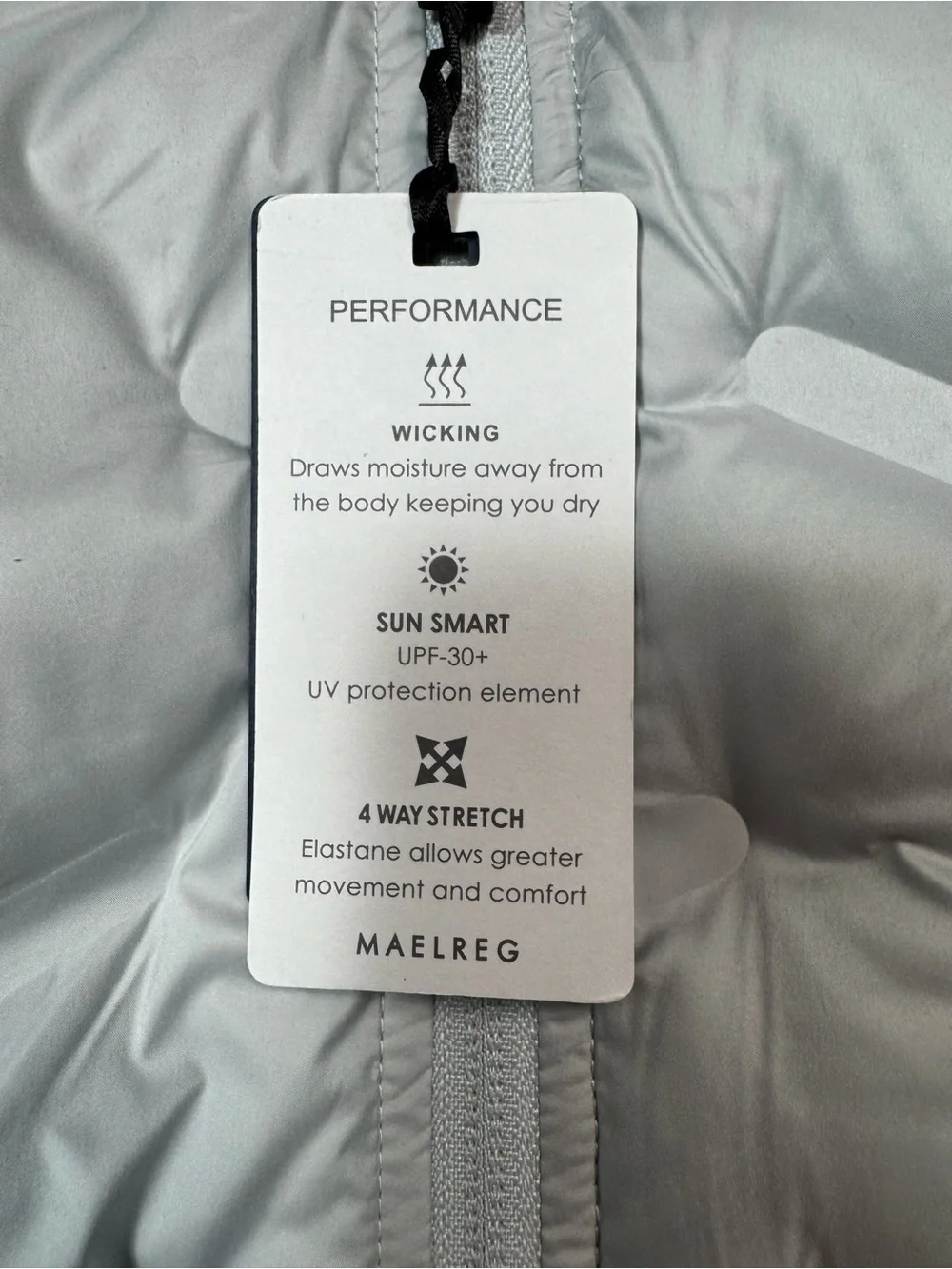 NWT New MAELREG Boys Windproof Puffer Jacket In Light Grey Size 8